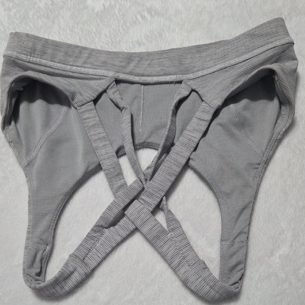 Lululemon Athletica Heather Gray Sports Bra - Picture 4 of 5